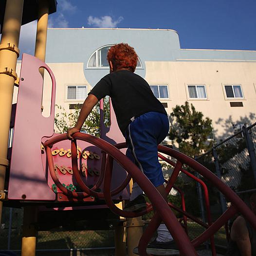Boy on a playground (Getty Images)